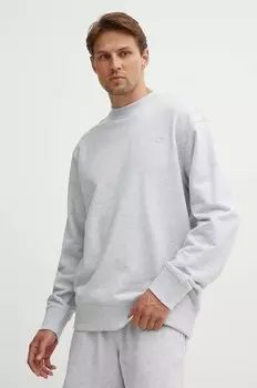 Хлопковая толстовка adidas Originals, серый