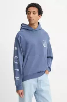 Хлопковая толстовка adidas Originals, синий