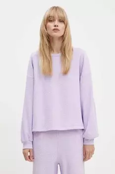 Хлопковая толстовка American Vintage, фиолетовый