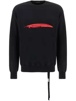 Хлопковая толстовка Ann Demeulemeester, черный