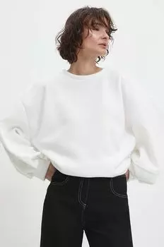Хлопковая толстовка Answear Lab, белый
