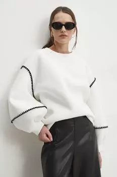 Хлопковая толстовка Answear Lab, белый