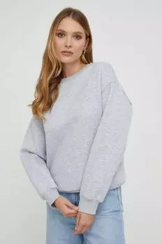 Хлопковая толстовка Answear Lab, серый