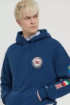 Хлопковая толстовка Archive Games Tommy Jeans, темно-синий