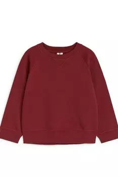 Хлопковая толстовка Arket, красный