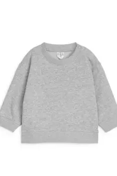 Хлопковая толстовка Arket, серый