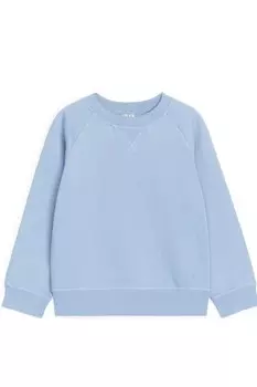 Хлопковая толстовка Arket, синий