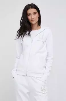 Хлопковая толстовка Armani Exchange, белый