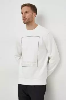 Хлопковая толстовка Armani Exchange, белый