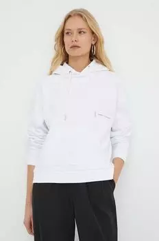 Хлопковая толстовка Armani Exchange, белый