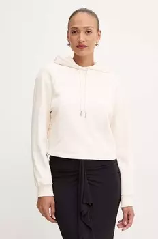 Хлопковая толстовка Armani Exchange, бежевый