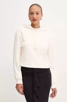 Хлопковая толстовка Armani Exchange, бежевый