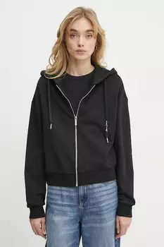 Хлопковая толстовка Armani Exchange, черный