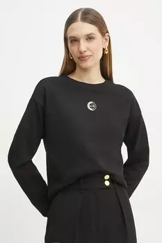 Хлопковая толстовка Armani Exchange, черный