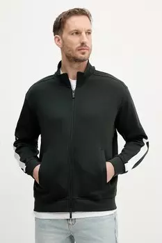 Хлопковая толстовка Armani Exchange, зеленый