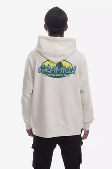 Хлопковая толстовка Ash Gramicci, бежевый