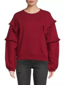 Хлопковая толстовка эвелин Rebecca Minkoff Dark red