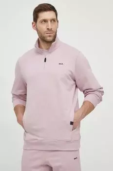 Хлопковая толстовка Balr., розовый