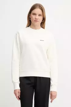 Хлопковая толстовка Barbour, бежевый