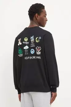 Хлопковая толстовка Barrow, черный