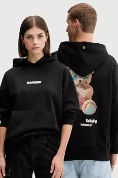 Хлопковая толстовка Barrow, черный