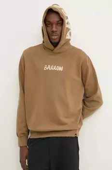 Хлопковая толстовка Barrow, коричневый
