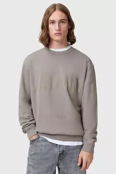 Хлопковая толстовка BIGGY Allsaints, бежевый