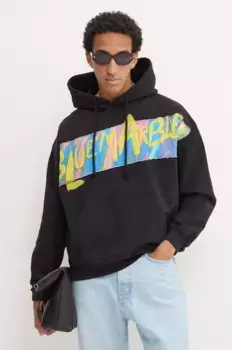 Хлопковая толстовка BLUEMARBLE, черный
