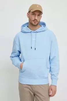 Хлопковая толстовка Boss Orange, синий