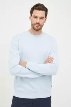 Хлопковая толстовка Boss Orange, синий