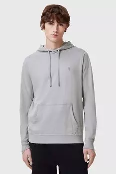 Хлопковая толстовка BRACE Allsaints, серый