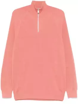 Хлопковая толстовка Brunello Cucinelli, розовый