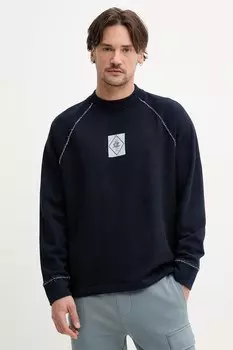 Хлопковая толстовка C.P. Company, темно-синий