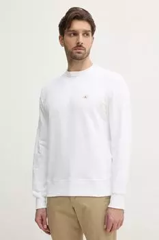 Хлопковая толстовка Calvin Klein Jeans, белый