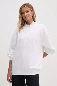 Хлопковая толстовка Calvin Klein Jeans, белый