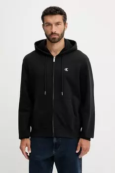 Хлопковая толстовка Calvin Klein Jeans, черный