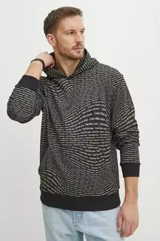 Хлопковая толстовка Calvin Klein Jeans, черный