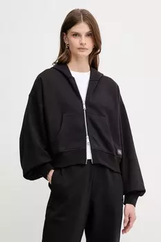 Хлопковая толстовка Calvin Klein Jeans, черный
