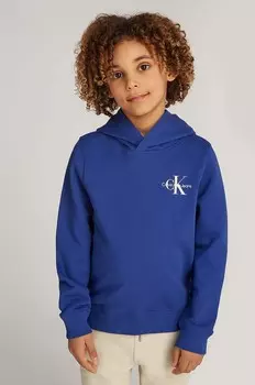 Хлопковая толстовка Calvin Klein Jeans для мальчика/девочки, синий