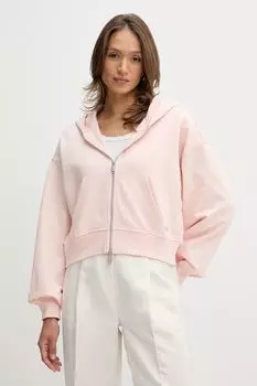 Хлопковая толстовка Calvin Klein Jeans, оранжевый