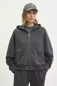 Хлопковая толстовка Calvin Klein Jeans, серый