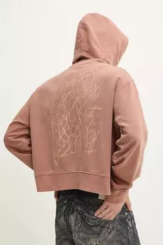 Хлопковая толстовка Camperlab, оранжевый