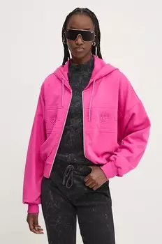 Хлопковая толстовка Chiara Ferragni, розовый