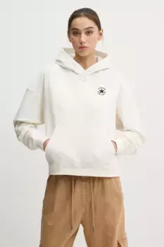 Хлопковая толстовка Converse, бежевый