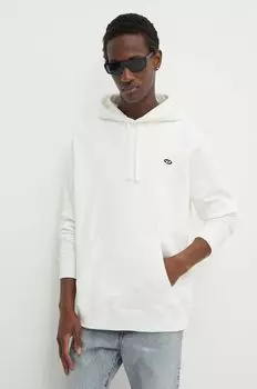 Хлопковая толстовка Diesel, белый