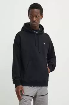 Хлопковая толстовка Diesel, черный