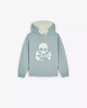 Хлопковая толстовка для девочек Scalpers, зеленый