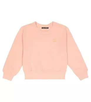 Хлопковая толстовка для лица Acne Studios, розовый