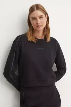 Хлопковая толстовка для отдыха Calvin Klein Underwear, черный