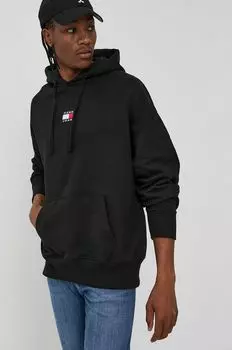 Хлопковая толстовка DM0DM10904.4890 Tommy Jeans, черный
